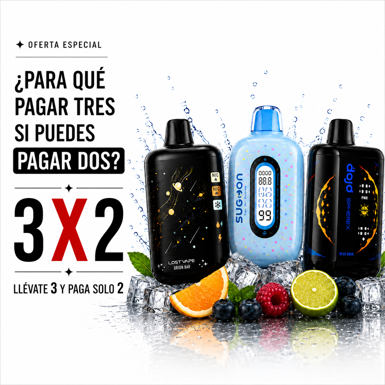 Llevate 3 al Precio de 2
